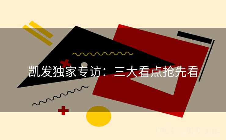 凯发独家专访：三大看点抢先看  第2张