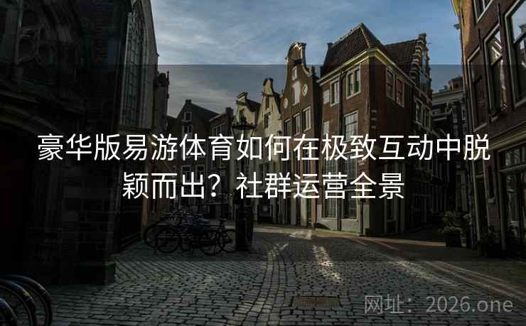 豪华版易游体育如何在极致互动中脱颖而出？社群运营全景