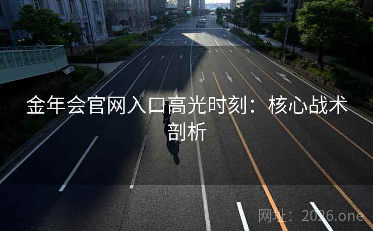 金年会官网入口高光时刻：核心战术剖析