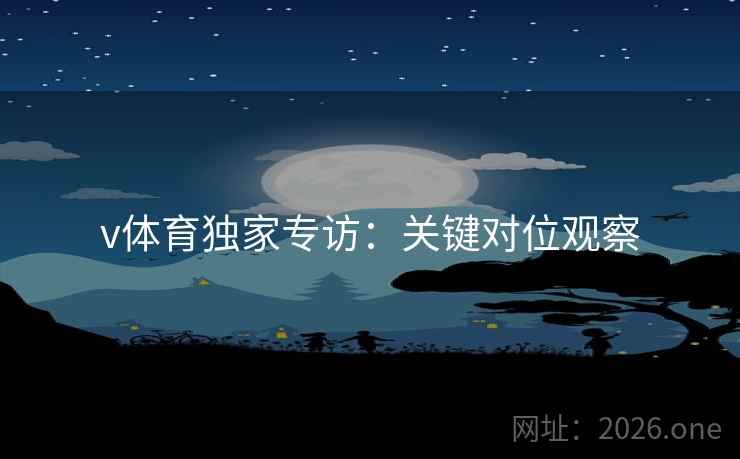 v体育独家专访:关键对位观察 第2张 v体育独家专访:关键对位观察 第2张