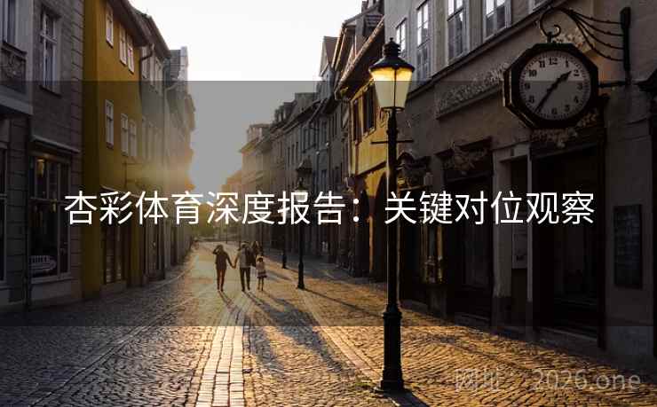 杏彩体育深度报告：关键对位观察